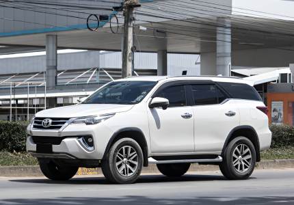 Toyota Fortuner Self Drive Car